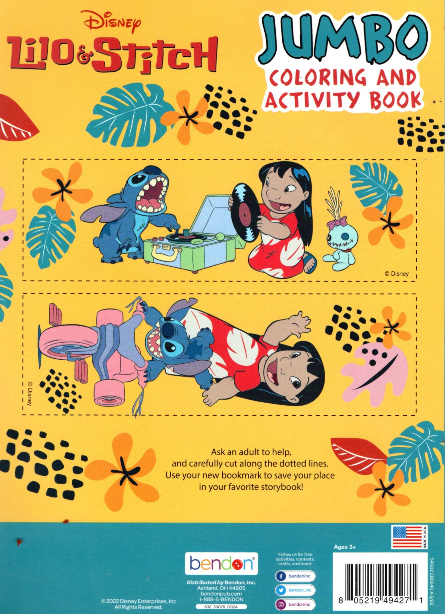 Lilo & Stitch - Jumbo Coloring & Activity Book v2
