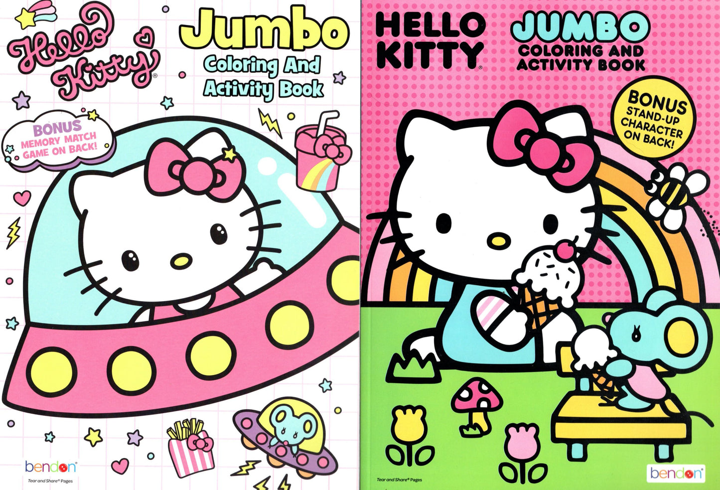 Hello Kitty - Jumbo Coloring & Activity Book (Set of 2 Books) v3
