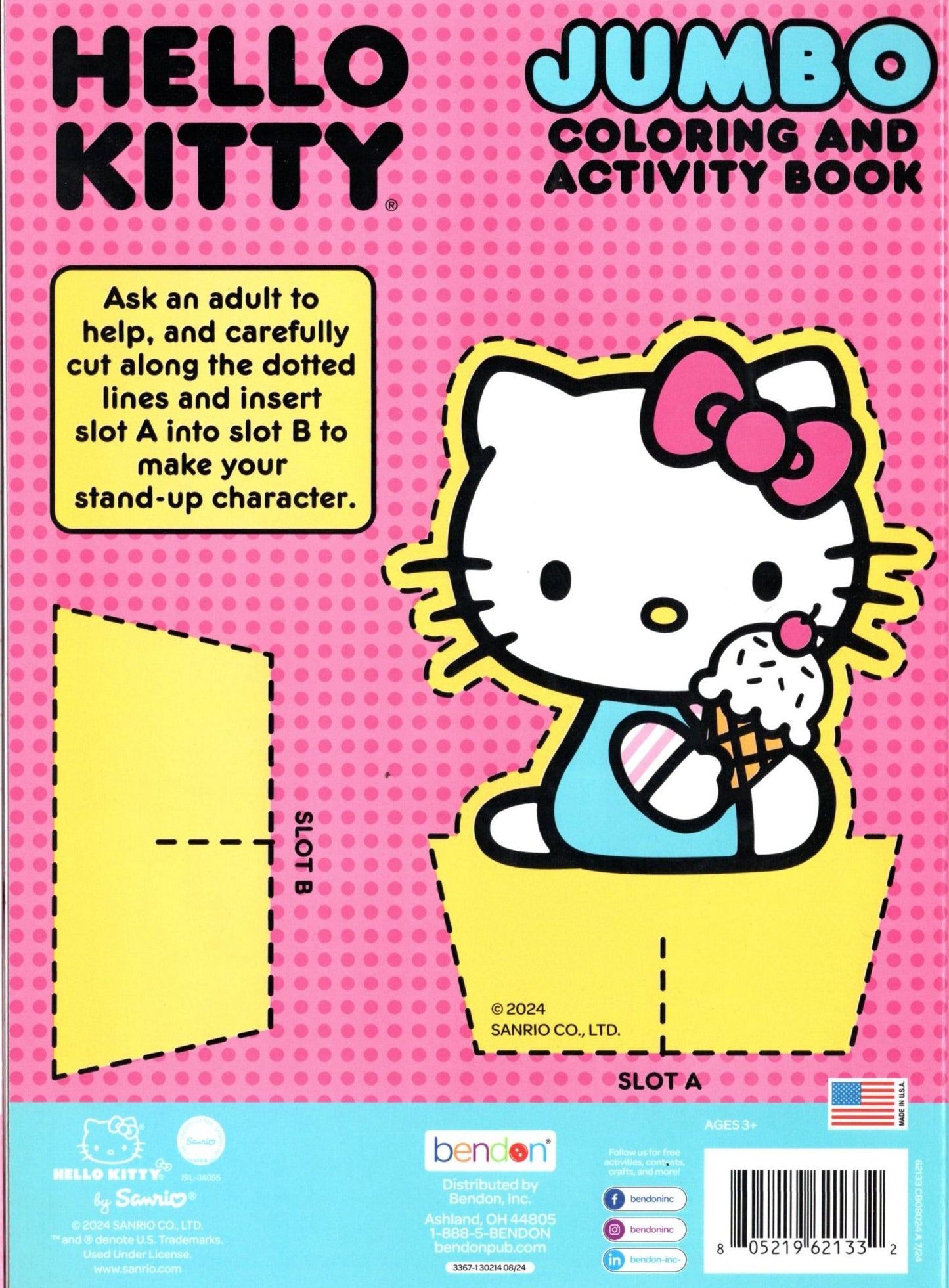 Hello Kitty - Jumbo Coloring & Activity Book v9