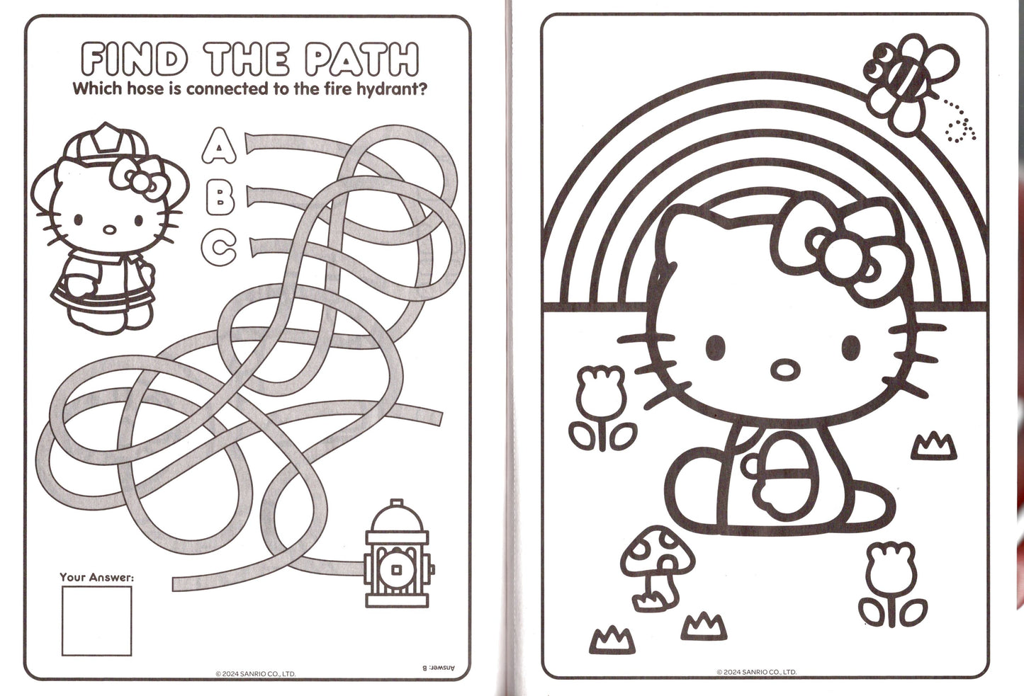 Hello Kitty - Jumbo Coloring & Activity Book (Set of 2 Books) v3