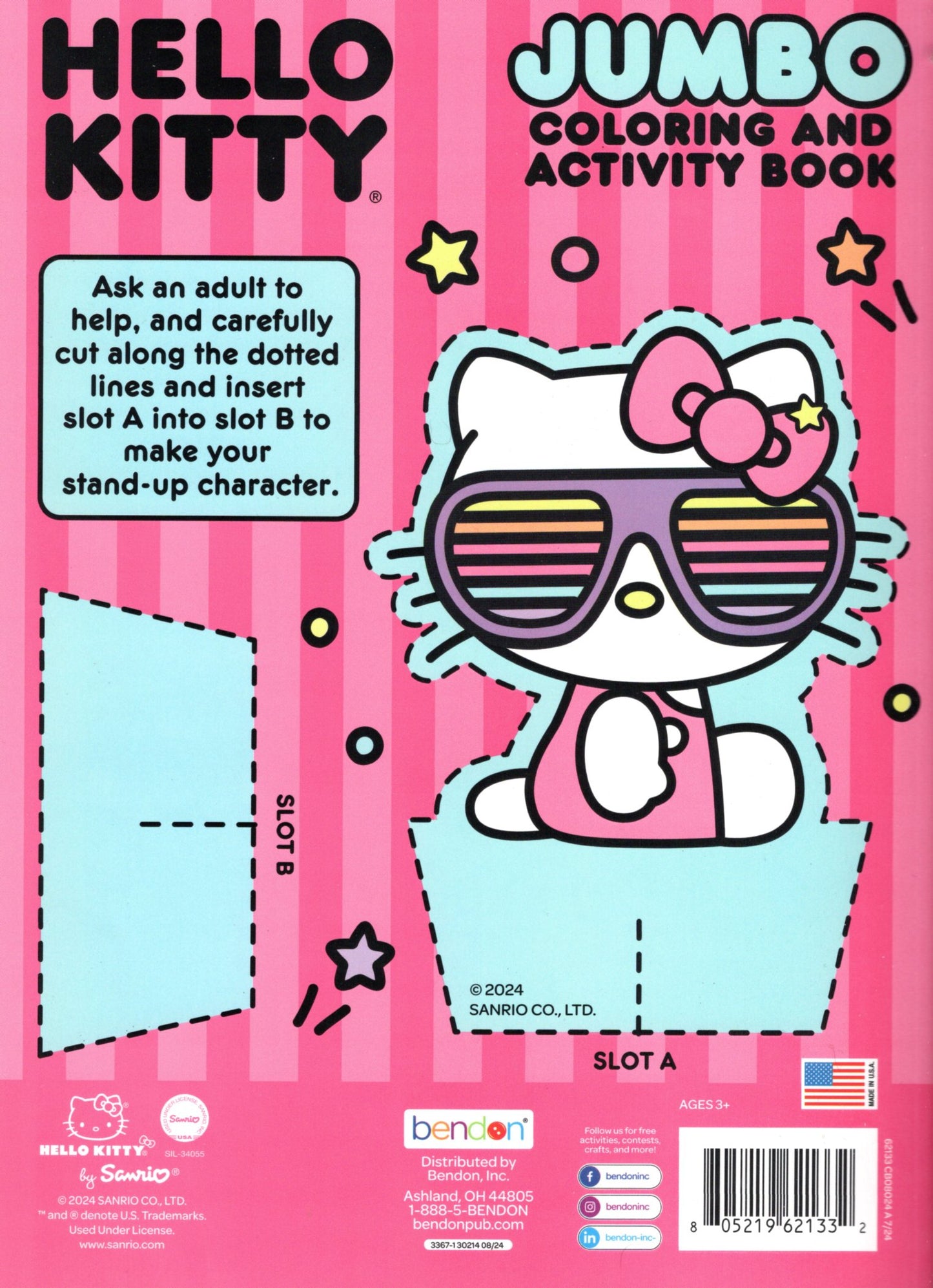 Hello Kitty - Jumbo Coloring & Activity Book v8