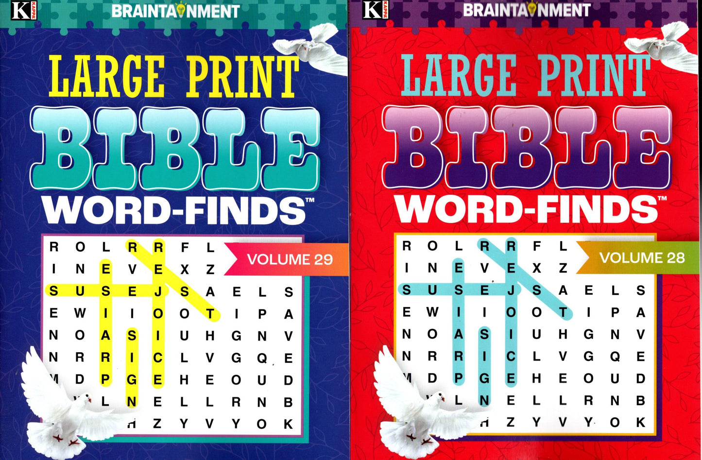 Large Print - Bible Word Finds - Vol.28 - Vol.29 (Set of 2 Books)