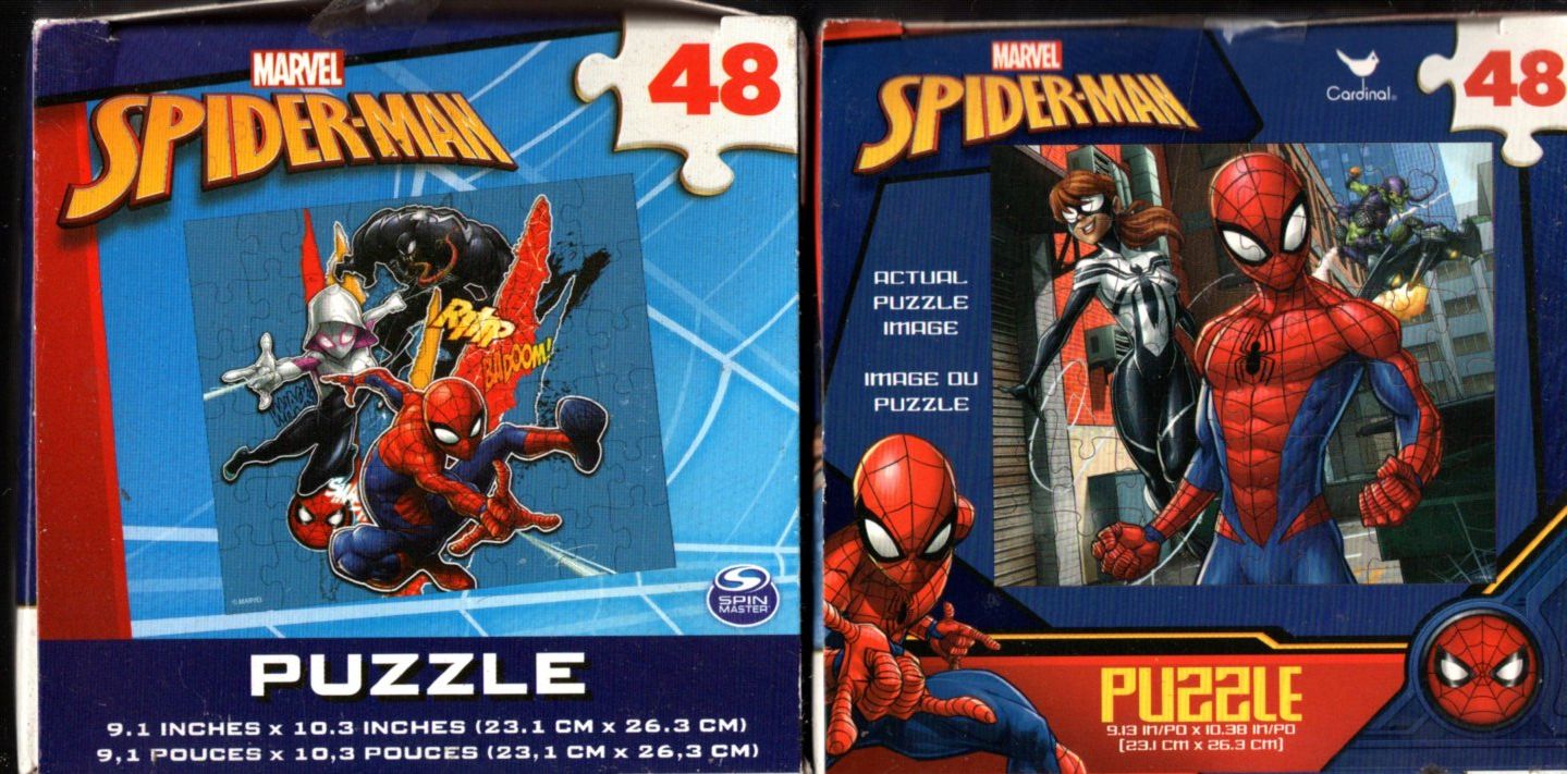 Marvel Spider-Man - 48 Pieces Jigsaw Puzzle (Set of 2) v8
