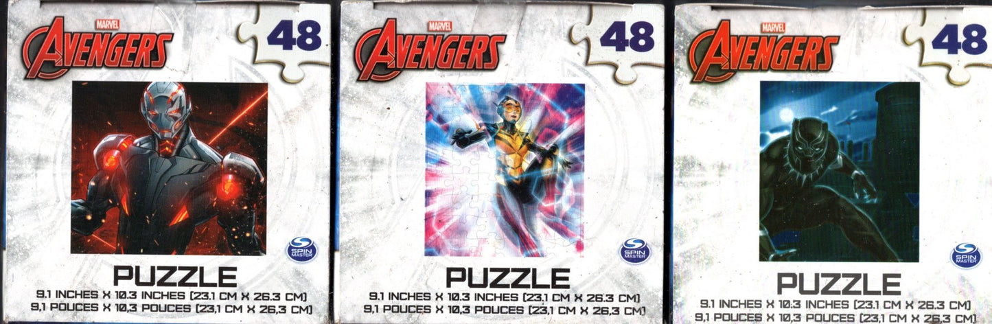 Marvel Avengers - 48 Piece Jigsaw Puzzle (Set of 3) v14