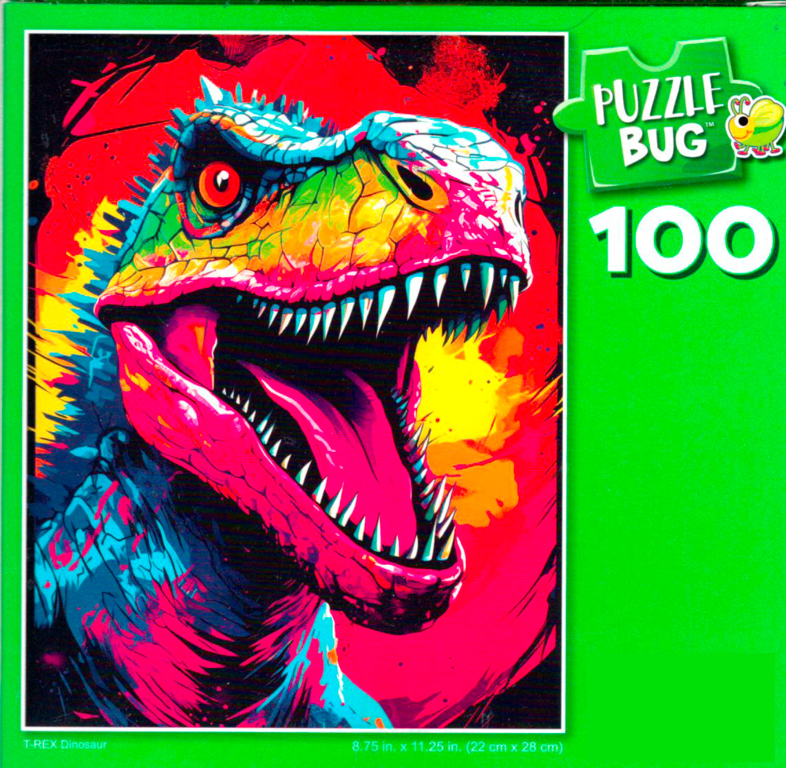 T-Rex Dinosaur - 100 Piece Jigsaw Puzzle