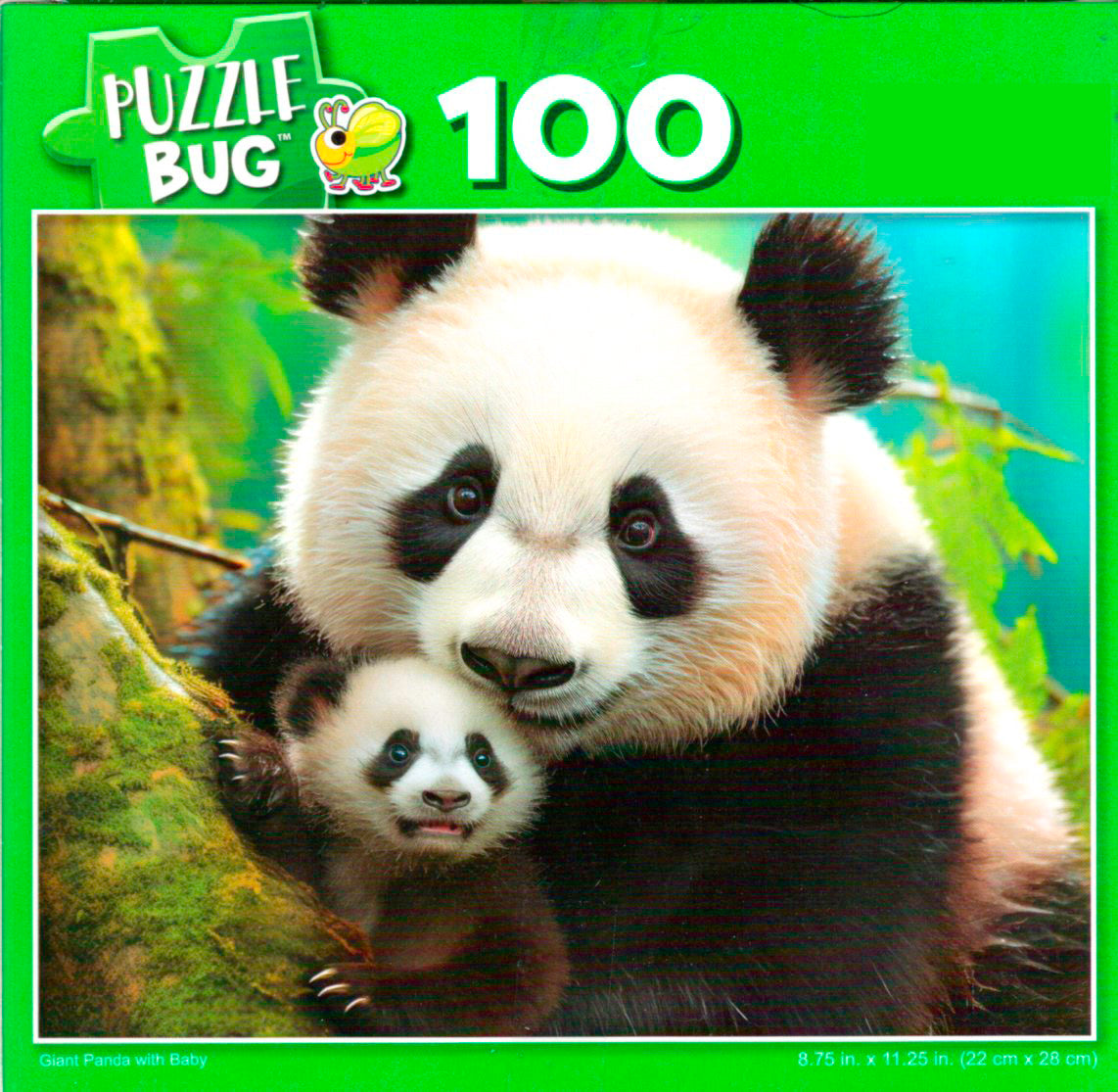 Giant Panda with Baby - 100 Piece Jigsaw Puzzle