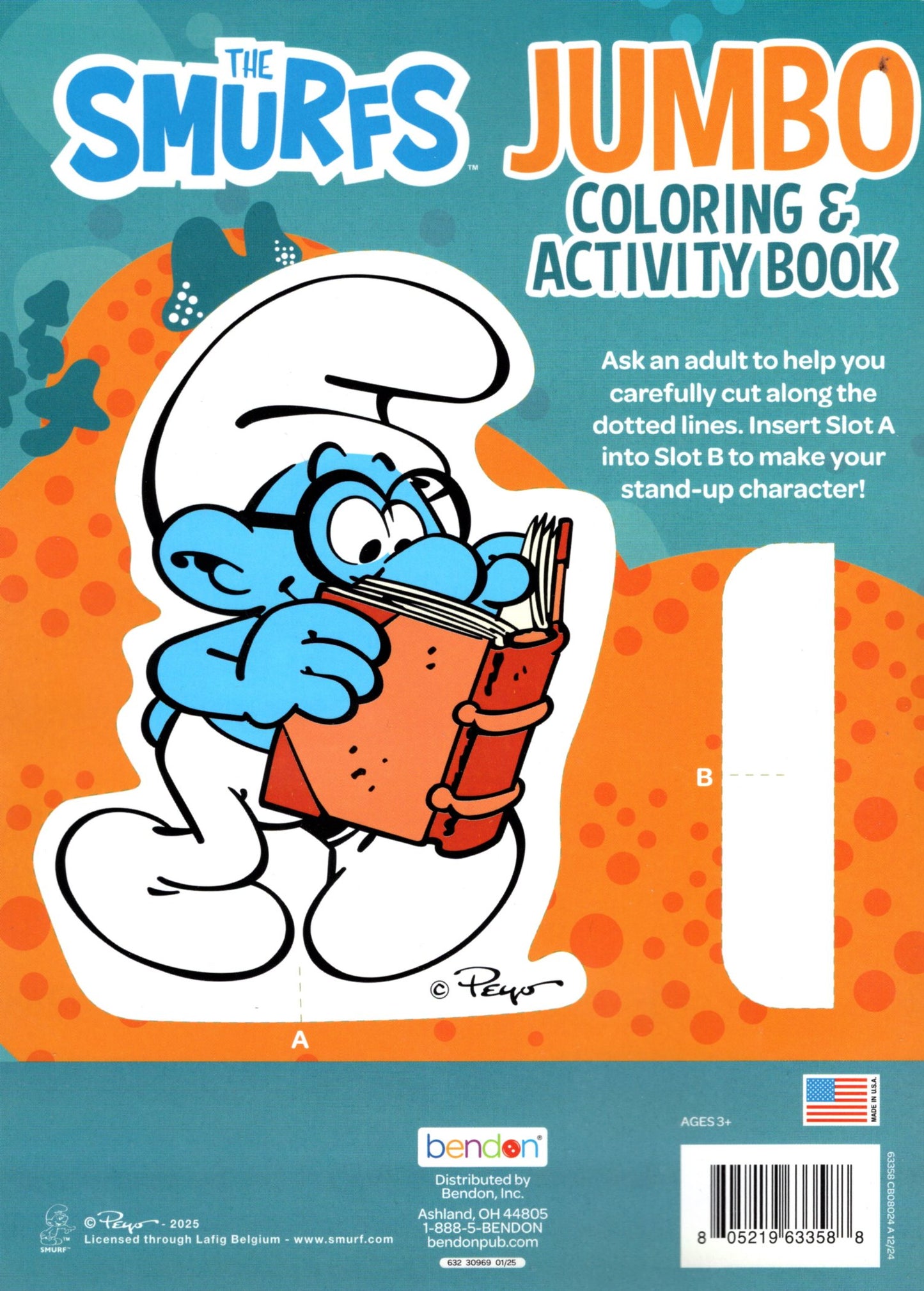 The Smurfs - Jumbo Coloring & Activity Book