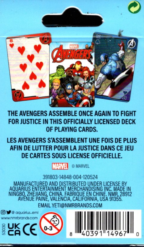 Marvel Avengers - Playing Cards