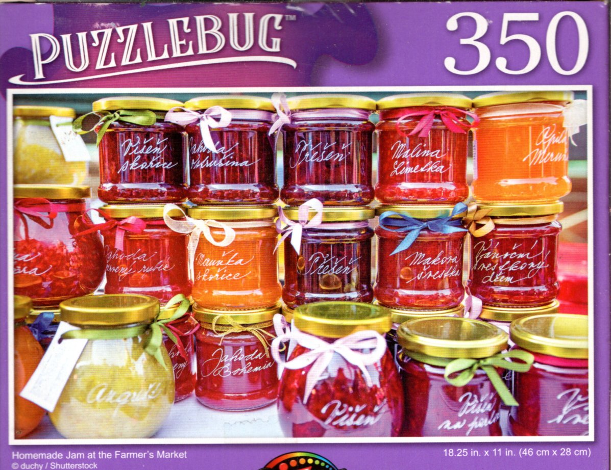 Homemade Jam at The Farmer`s Market - 350 Pieces Jigsaw Puzzle