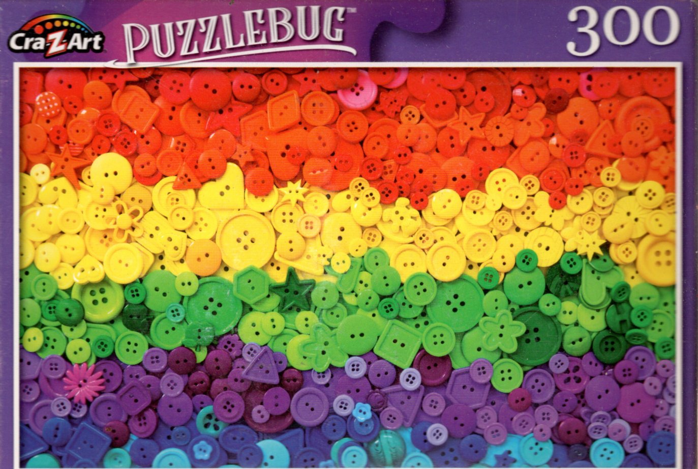 Rainbow Buttons - 300 Pieces Jigsaw Puzzle