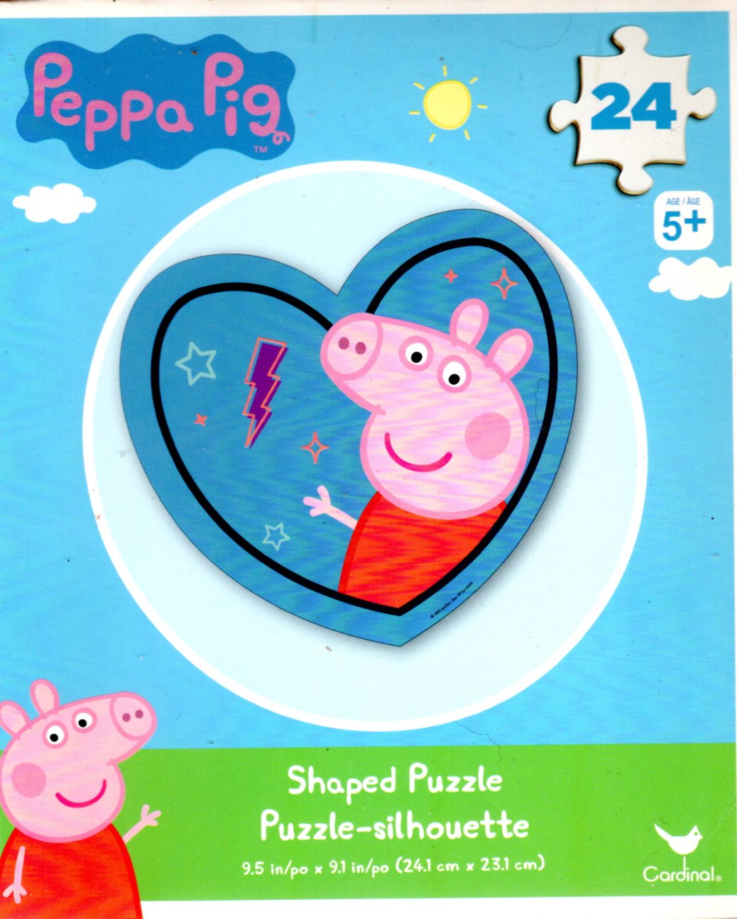 Peppa Pig - 24 Pieces Jigsaw Puzzle (Set of 3)