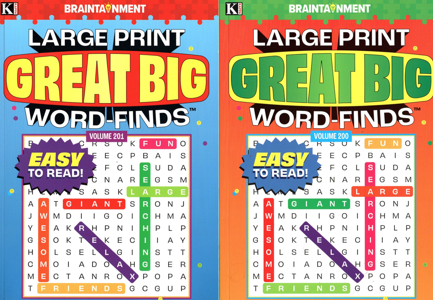 Large Print Great Big Word - Finds (All New Puzzles) - Vol.200 - 201