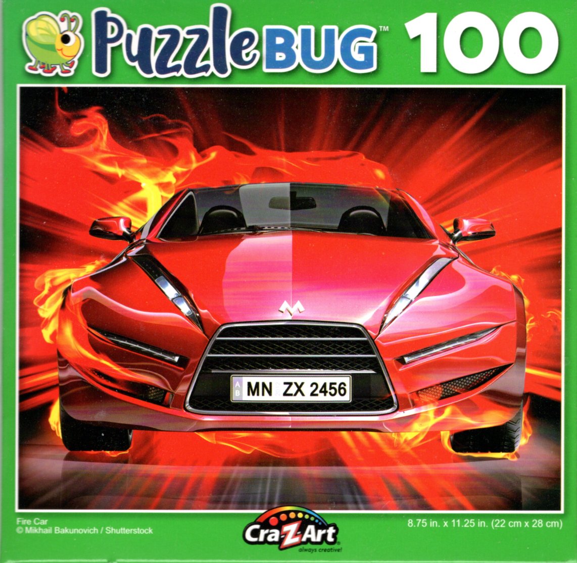 Fire Car - 100 Piece Jigsaw Puzzle