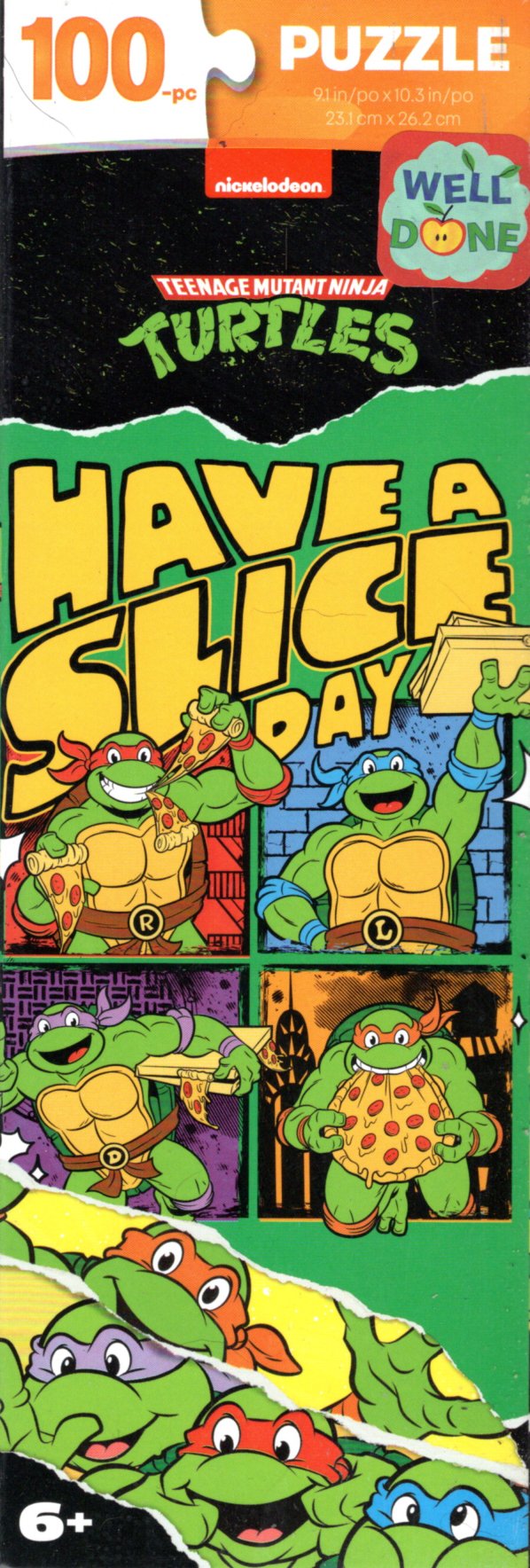 Nickelodeon Teenage Mutant Ninja Turttles - 100 Pieces Jigsaw Puzzle