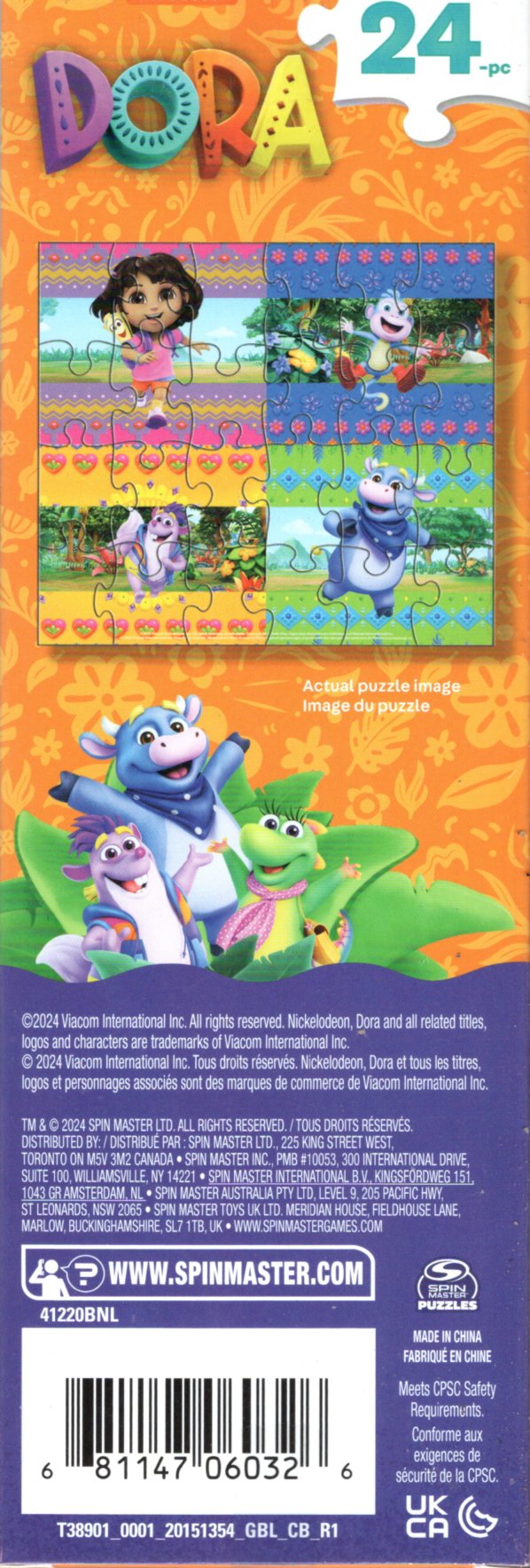 Nickelodeon Dora - 100 Pieces Jigsaw Puzzle