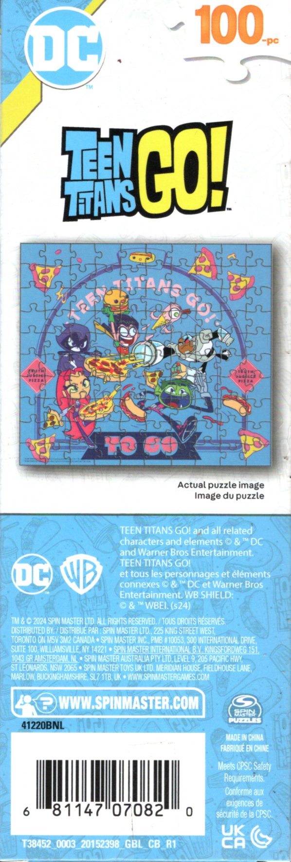 DC Teen Titans Go! - 100 Pieces Jigsaw Puzzle