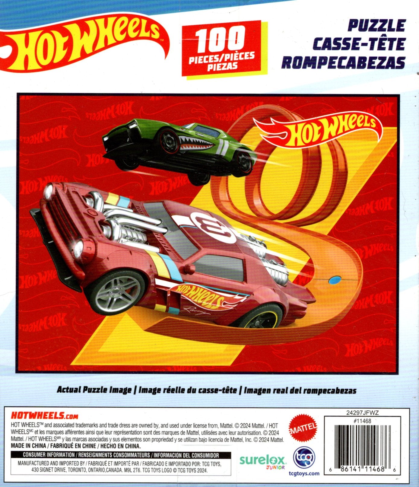 Hot Wheels - 100 Pieces Jigsaw Puzzle