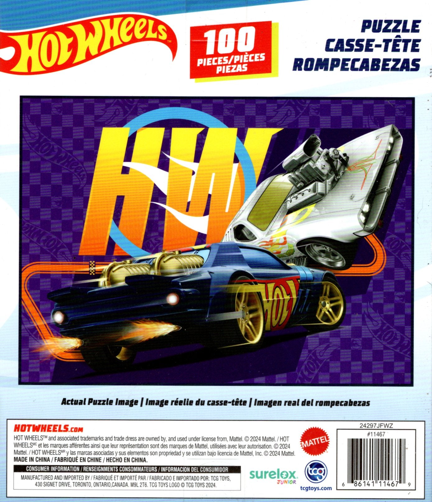 Hot Wheels - 100 Pieces Jigsaw Puzzle v2