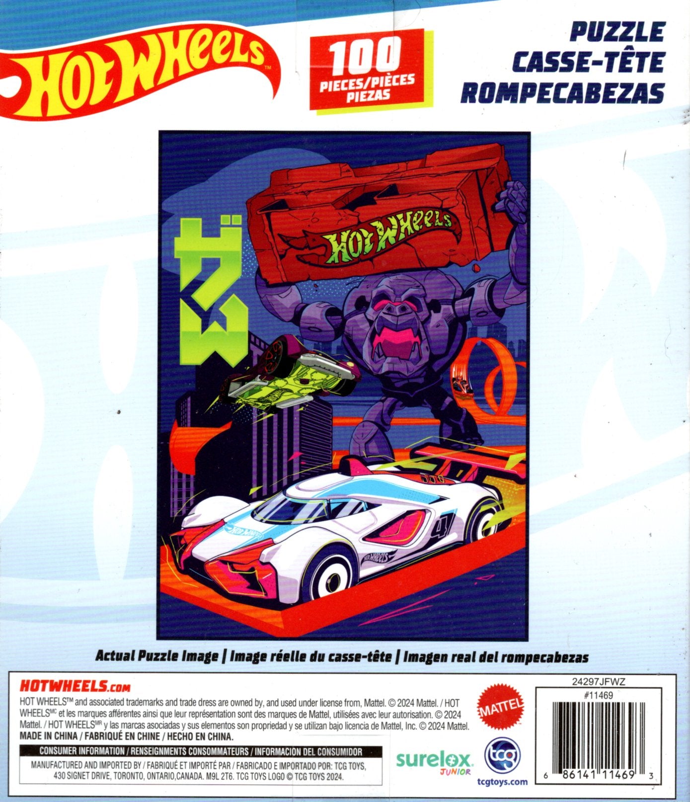 Hot Wheels - 100 Pieces Jigsaw Puzzle v3