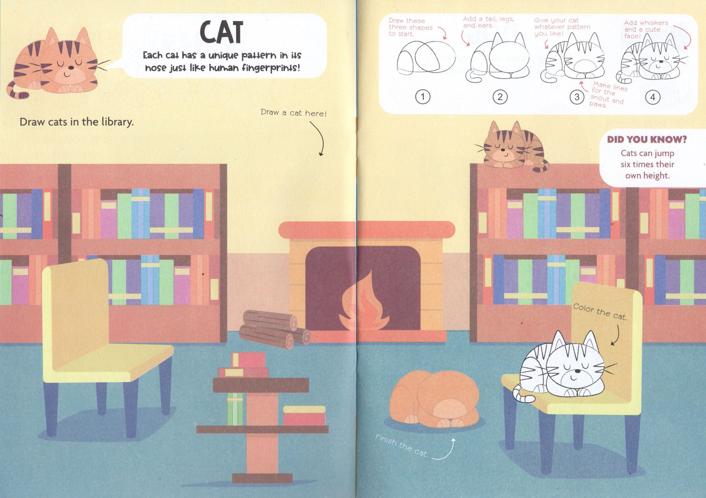 Step-by-Step Doodle & Drawing - Go, Go, Go: Animals: Growing Garden: Ocean Book