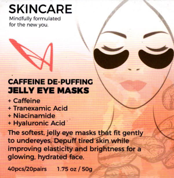 Caffeine de-puffing jelly eye mask-new-40 piece (Set of 2 Packs)