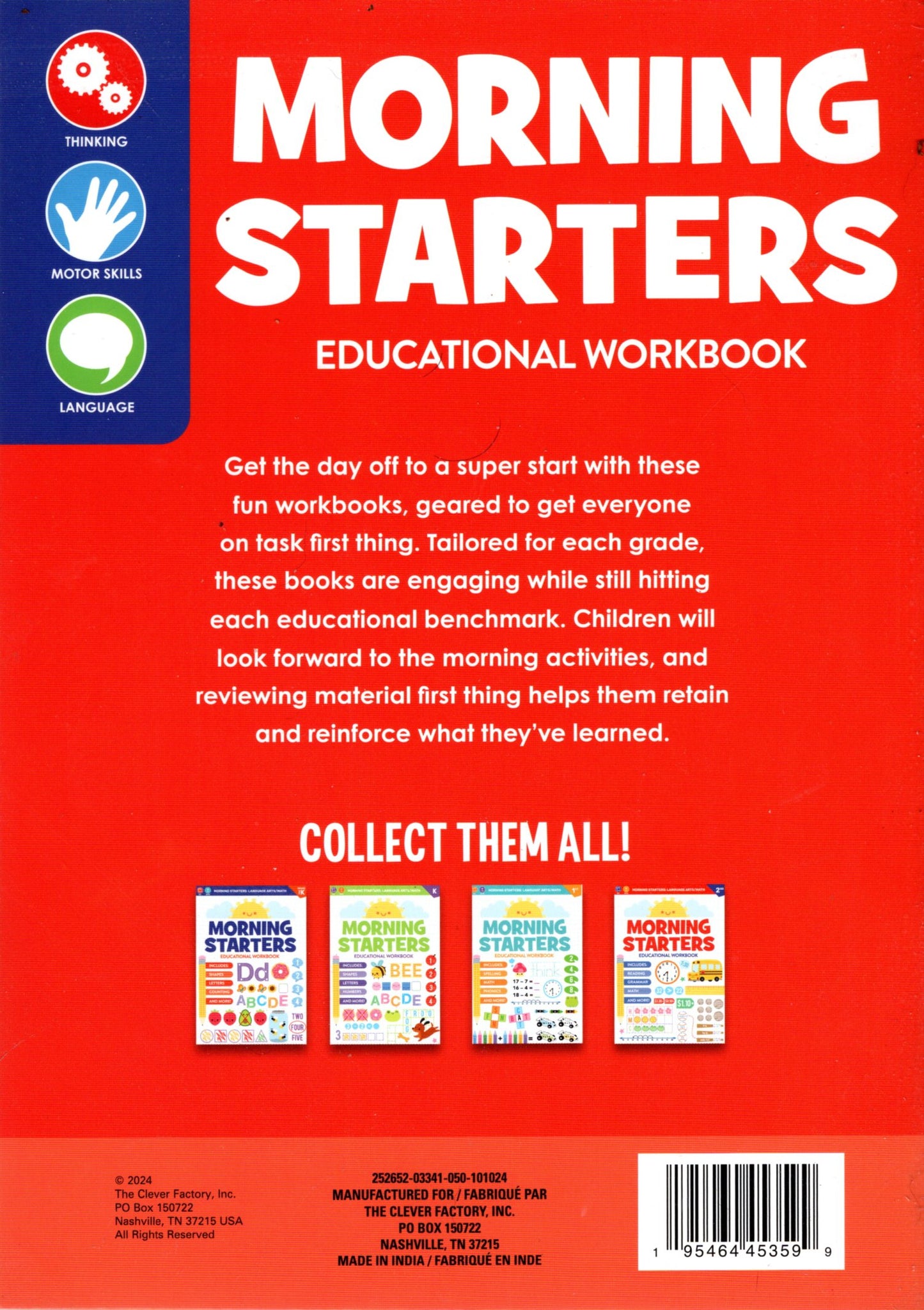 Second Grade - Morning Starters Educational Workbooks - v19