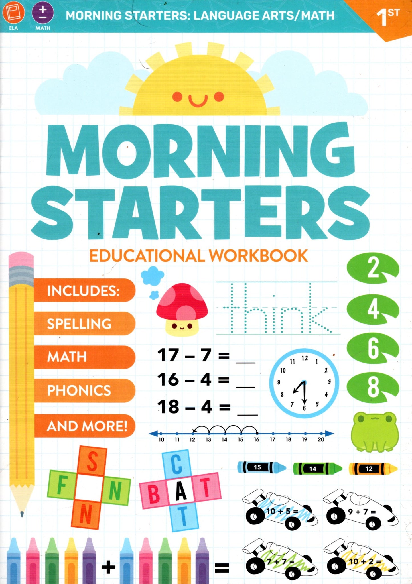 First Grade Includes: Reading - Math - Grammars & More - Morning Starters v 19