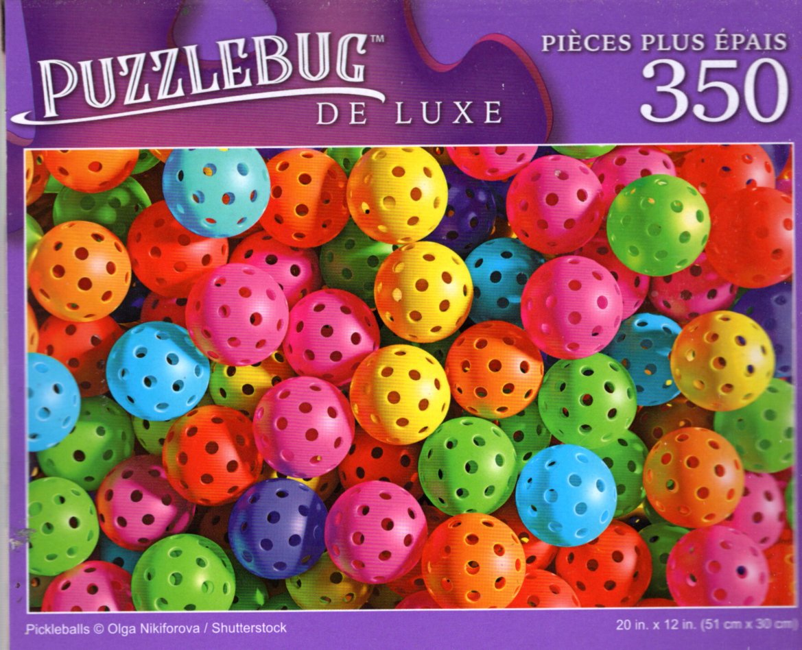 Pickleballs - 350 Pieces Jigsaw Deluxe Puzzle