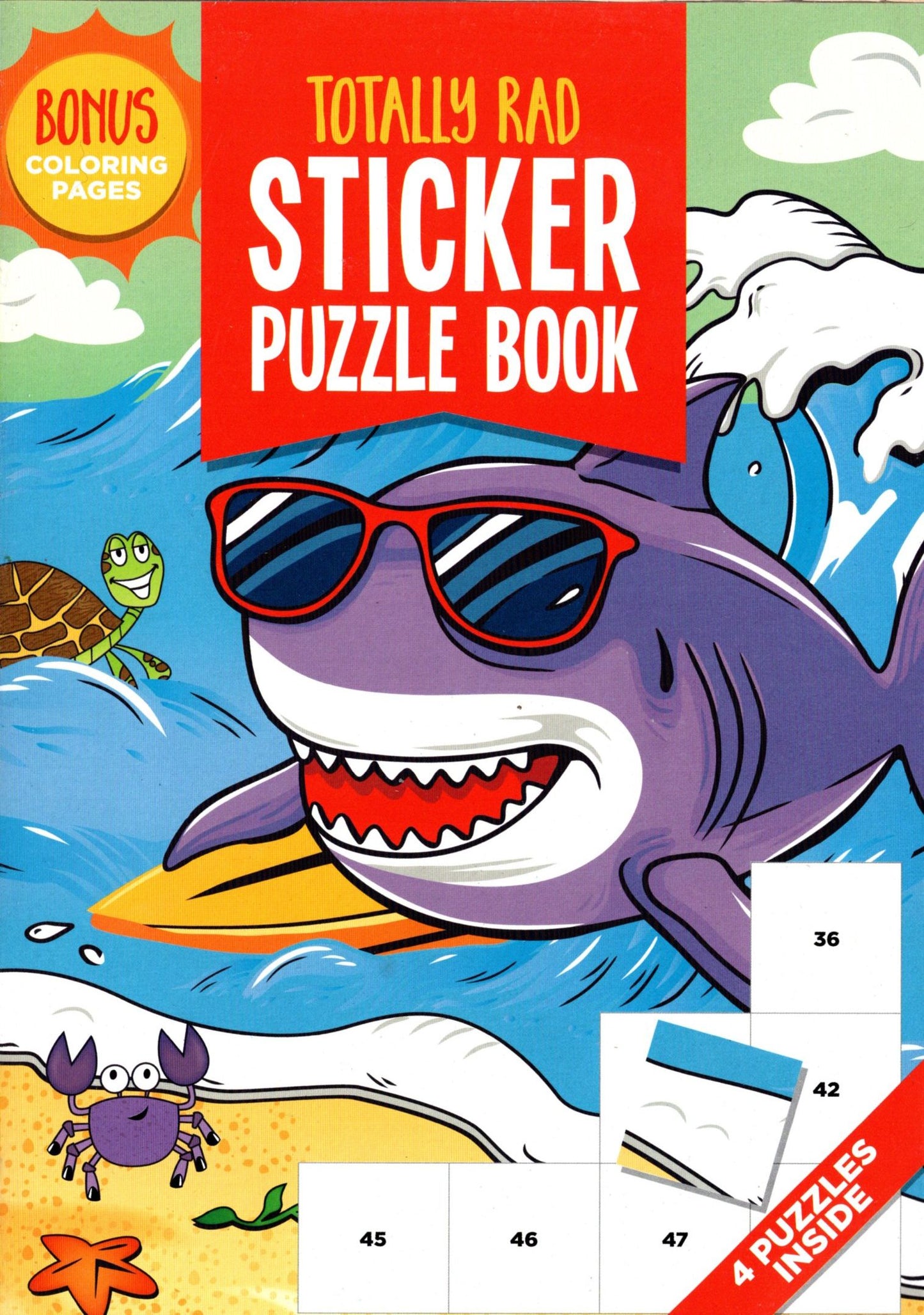 Pad Sticker Puzzles Book 4 Puzzle Inside