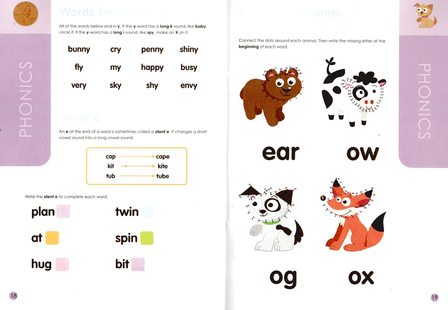 First Grade Educational Workbooks - Reading, Phonics, Addition, & Subtraction 14