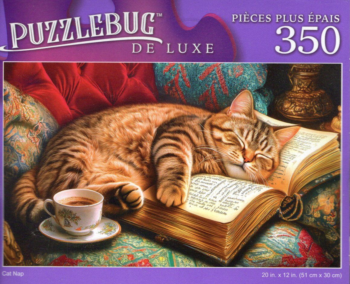Cat Nap - 350 Pieces Jigsaw Deluxe Puzzle