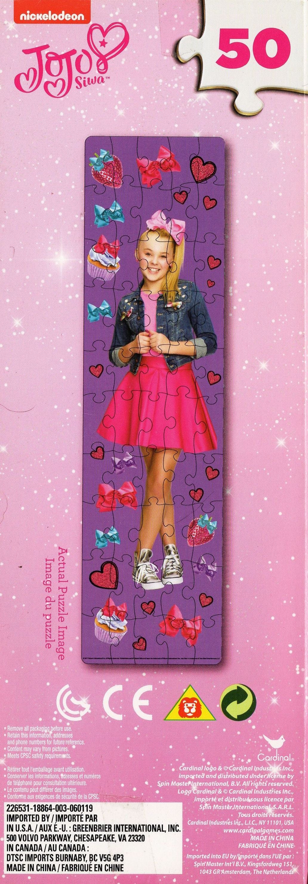 Nickelodeon JoJo Siwa - 50 Piece Tower Jigsaw Puzzle - (Set of 2)