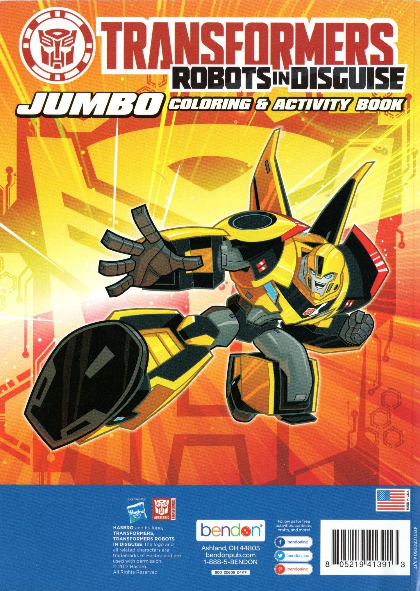 Transformers - Robots in Disguise - Jumbo Coloring & Activity Book