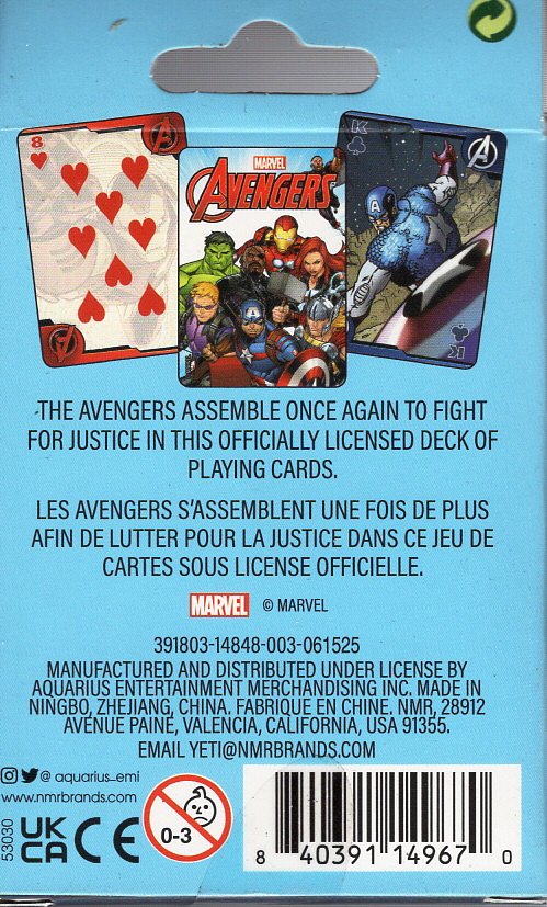 Marvel Avengers - Learning Educational Flash Cards