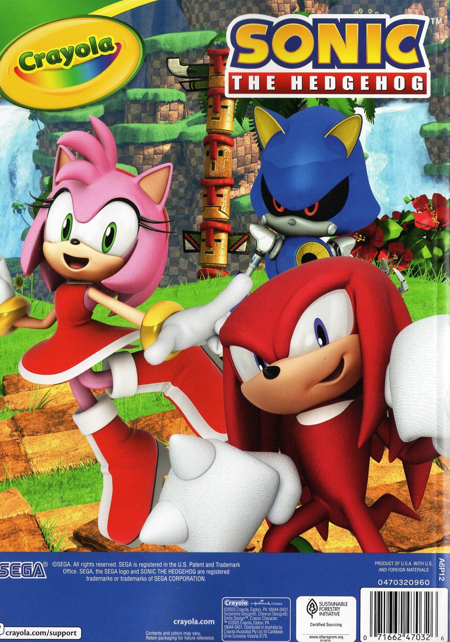 Sonic The Hidgehog - Coloring & Activity Book