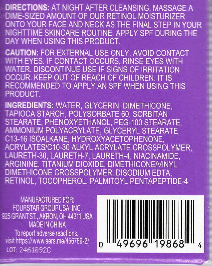 B Pure Smoothing Retinol Night Moisturizer