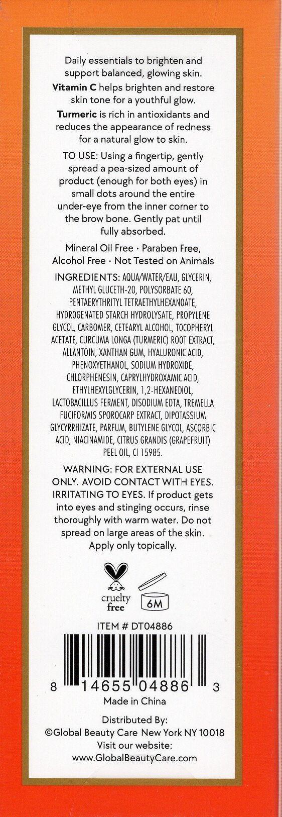 Global Beauty Care Vitamin C Glow Brightening Eye Cream 0.5 (Set of 2)