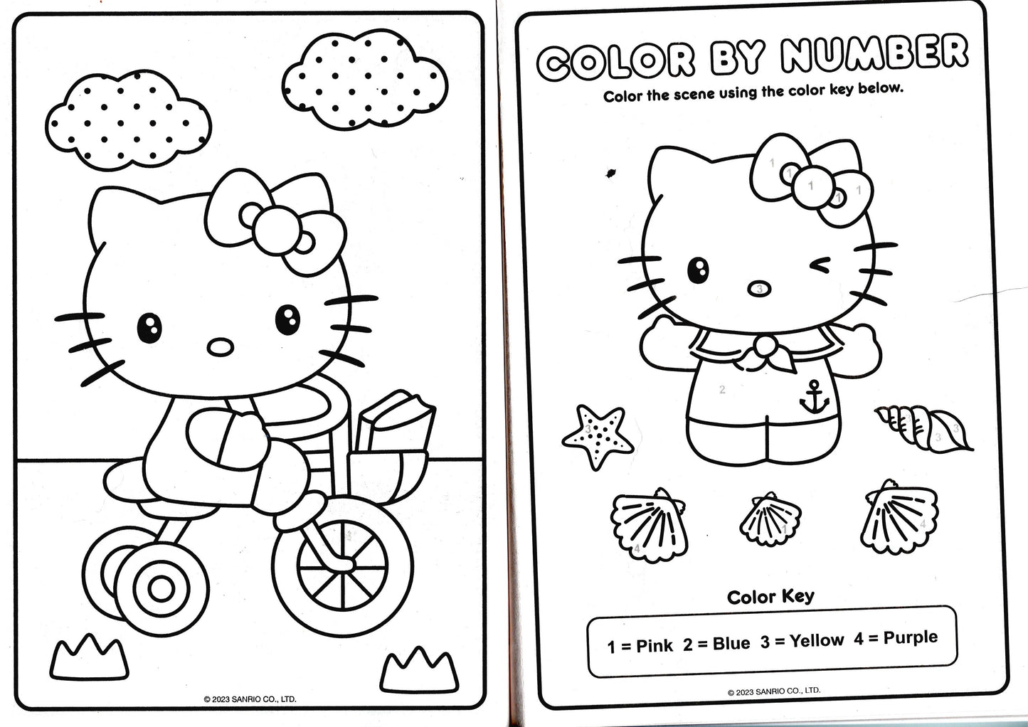 Hello Kitty - Jumbo Coloring & Activity Book (Set of 2 Books) v9