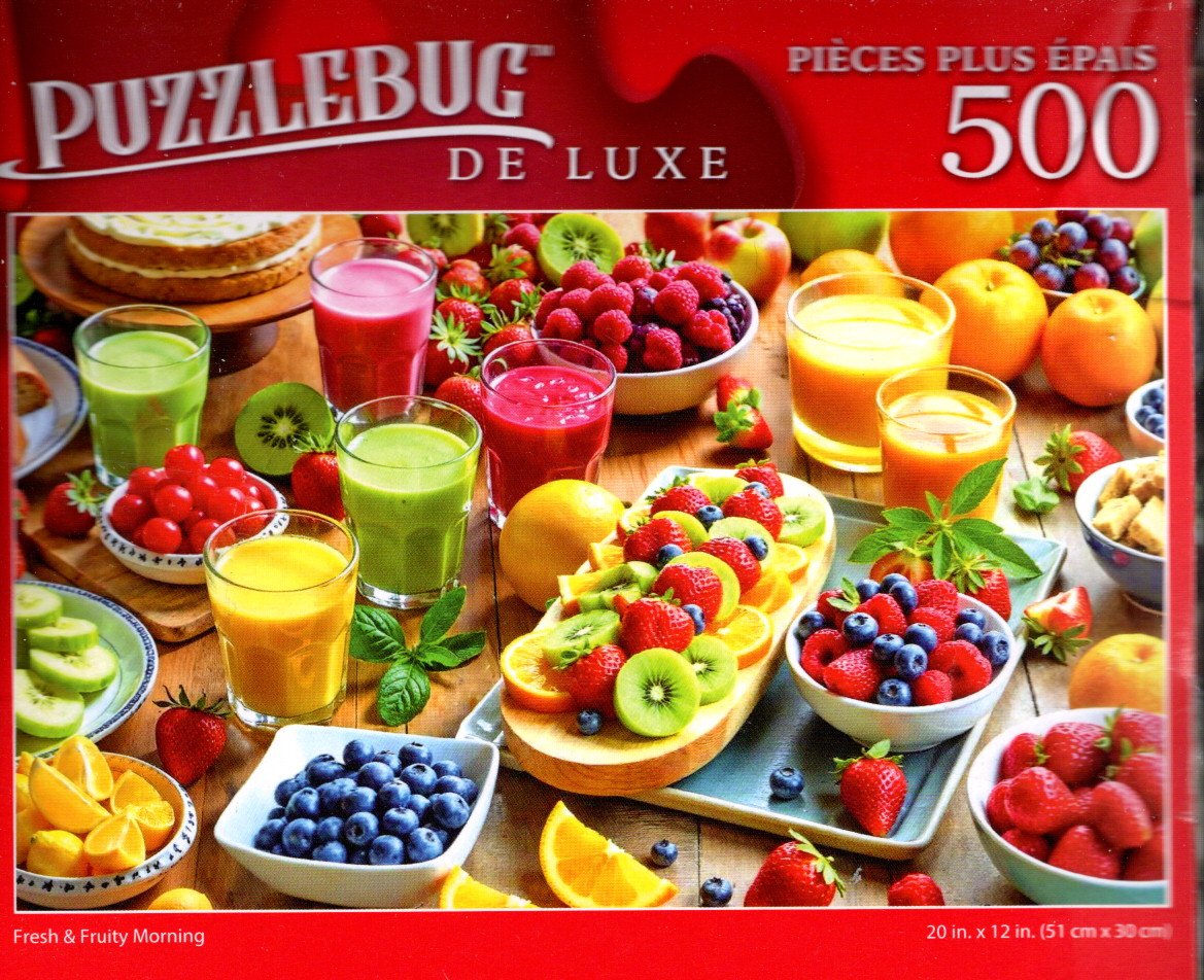 Fresh & Fruity Morning - 500 Deluxe Jigsaw Puzzle