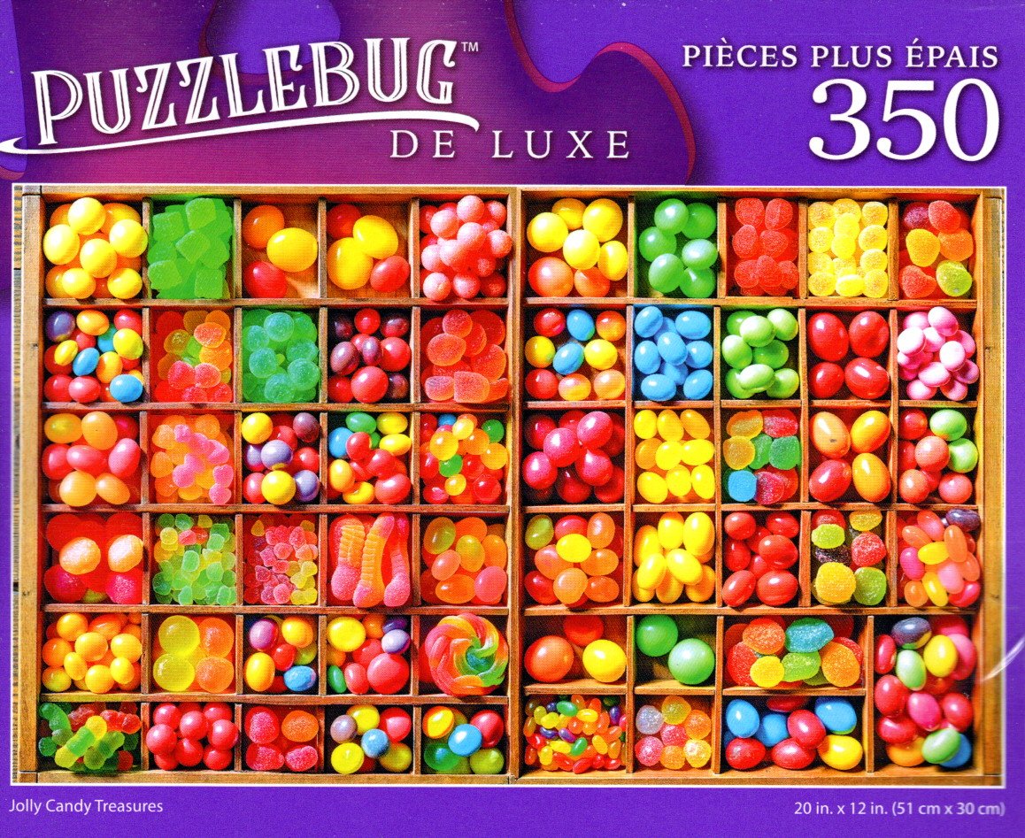 Jolly Candy Treasures - 350 Pieces Deluxe Jigsaw Puzzle