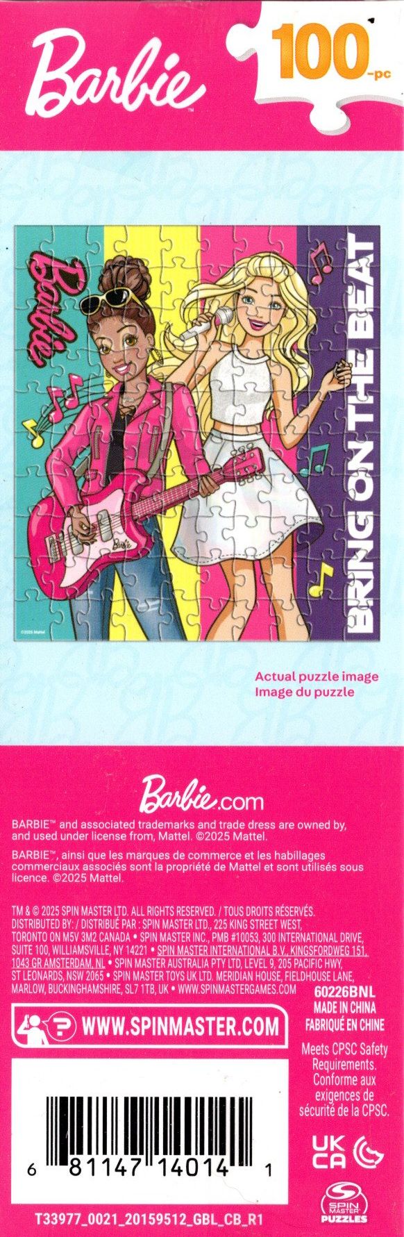 Barbie - 100 Pieces Jigsaw Puzzle