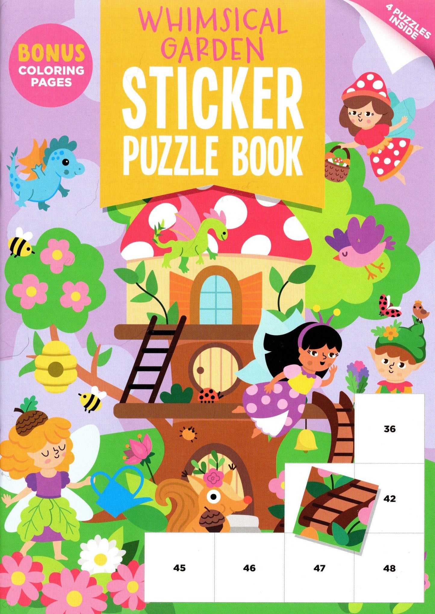 Wild Adventures, Whimsical Garden, Under The Sea - Stickers Puzzle Books