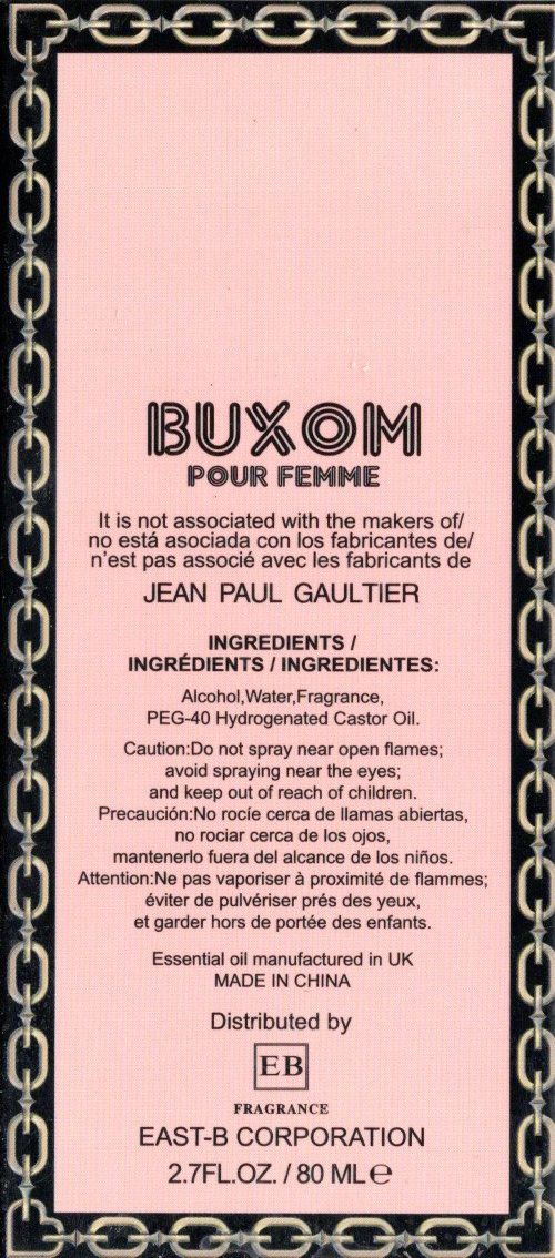 Buxom Pour Femme Eau de parfum for women 2.7 Fl. Oz