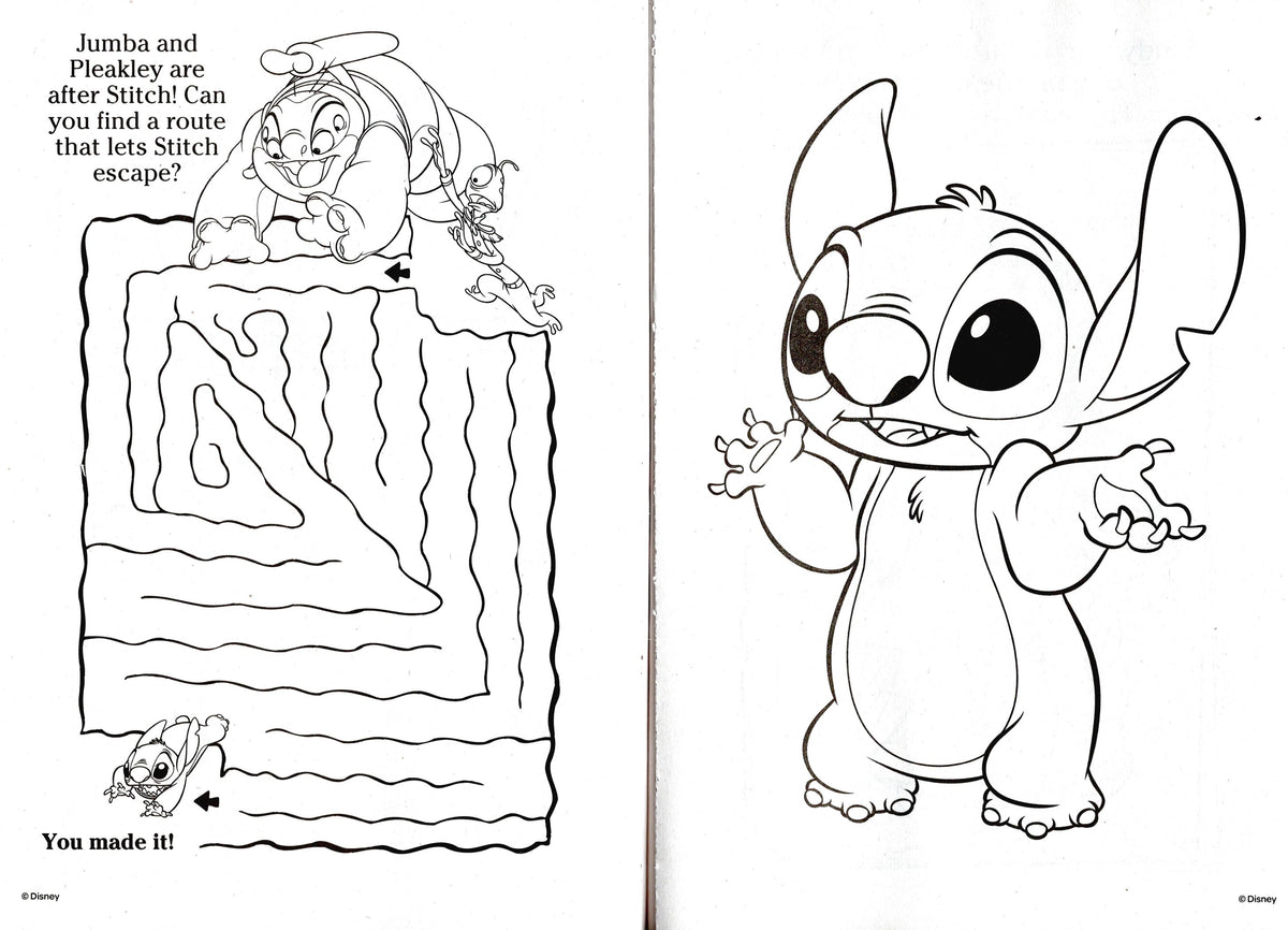 Disney Lilo & Stitch - Jumbo Coloring and Activity Book