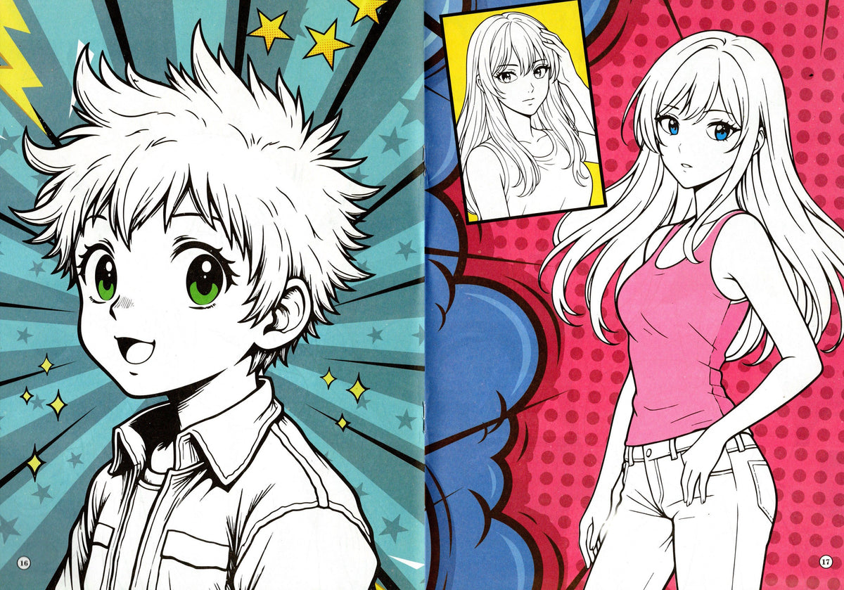Manga - Coloring & Activity Book 1