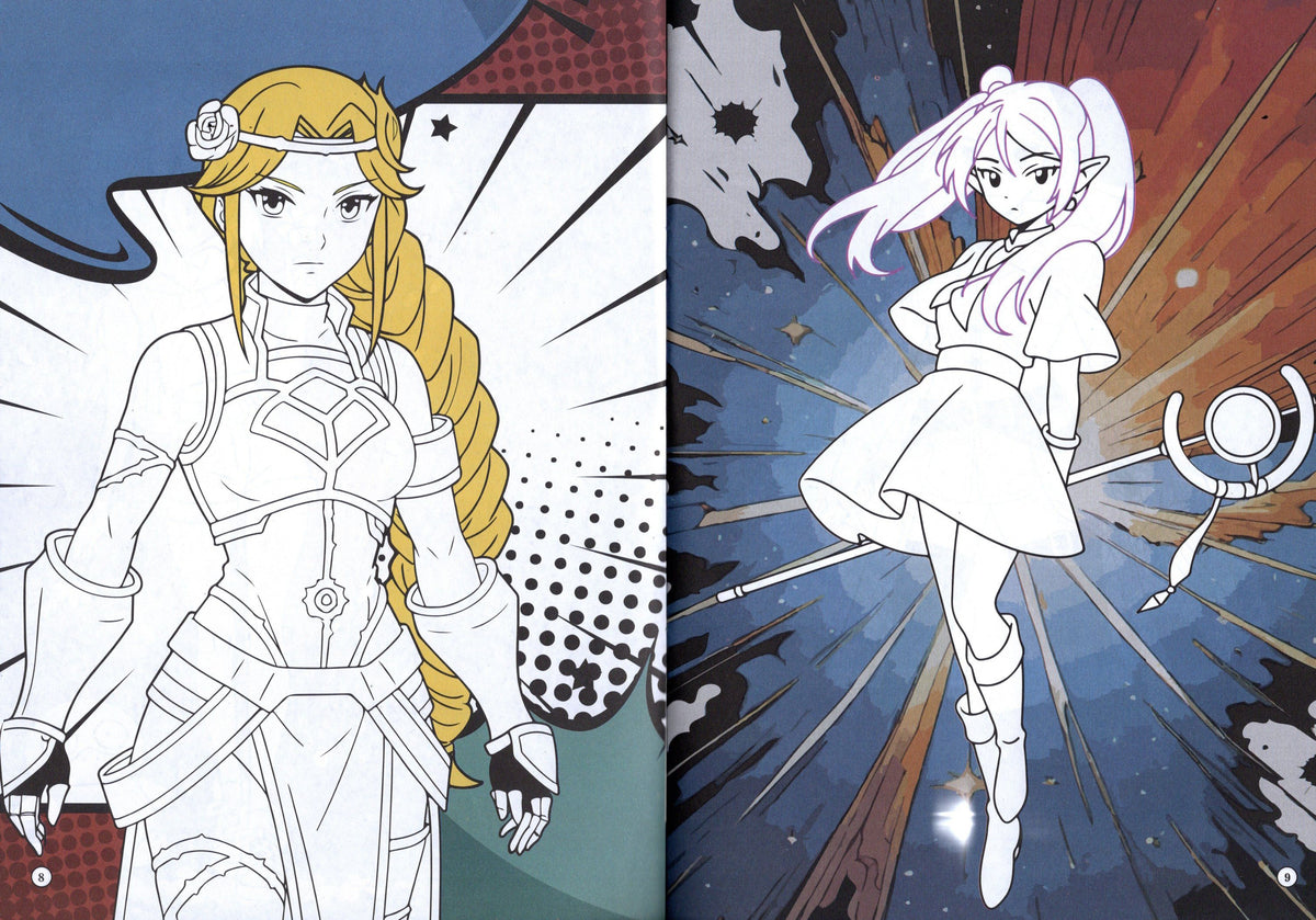 Manga - Coloring & Activity Book 2