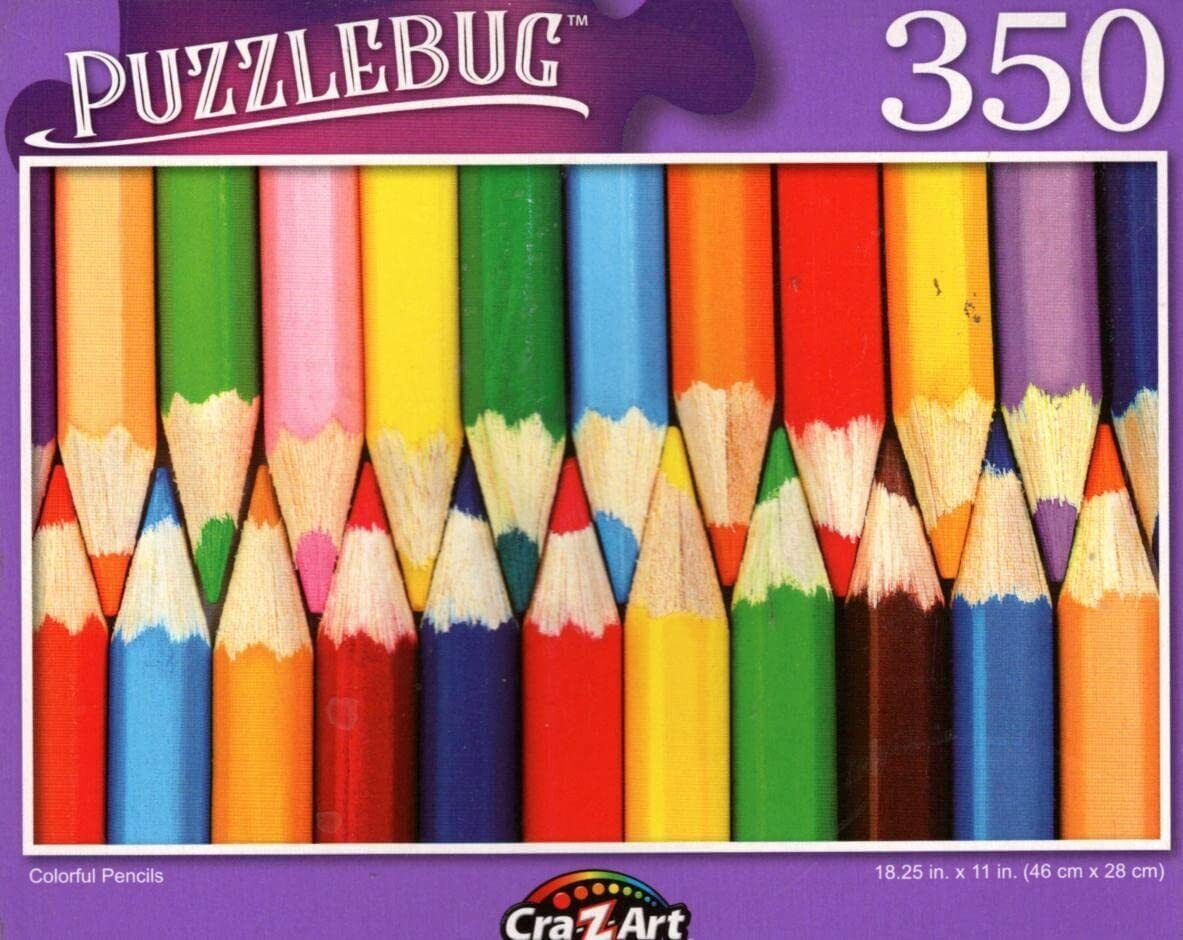 Colorful Pencils - 350 Pieces Jigsaw Puzzle
