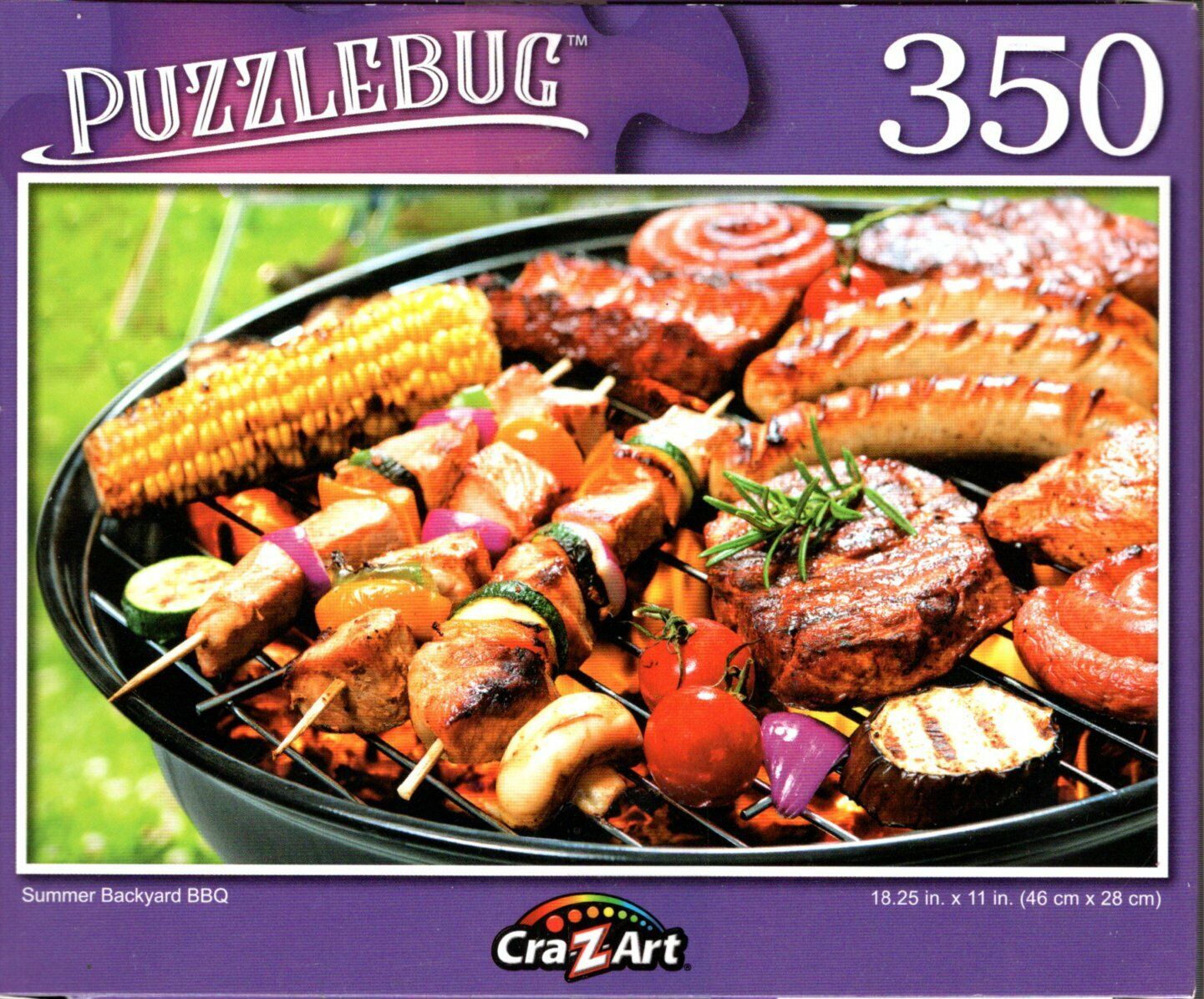 Summer Backyard BBQ - 350 Pieces Jigsaw Puzzle