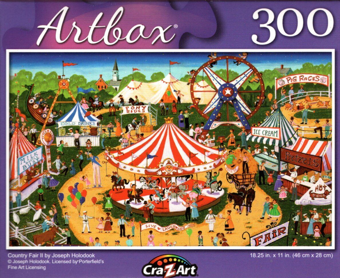 Country Fair II by Joseph Holodook - 300 Pieces Jigsaw Puzzle