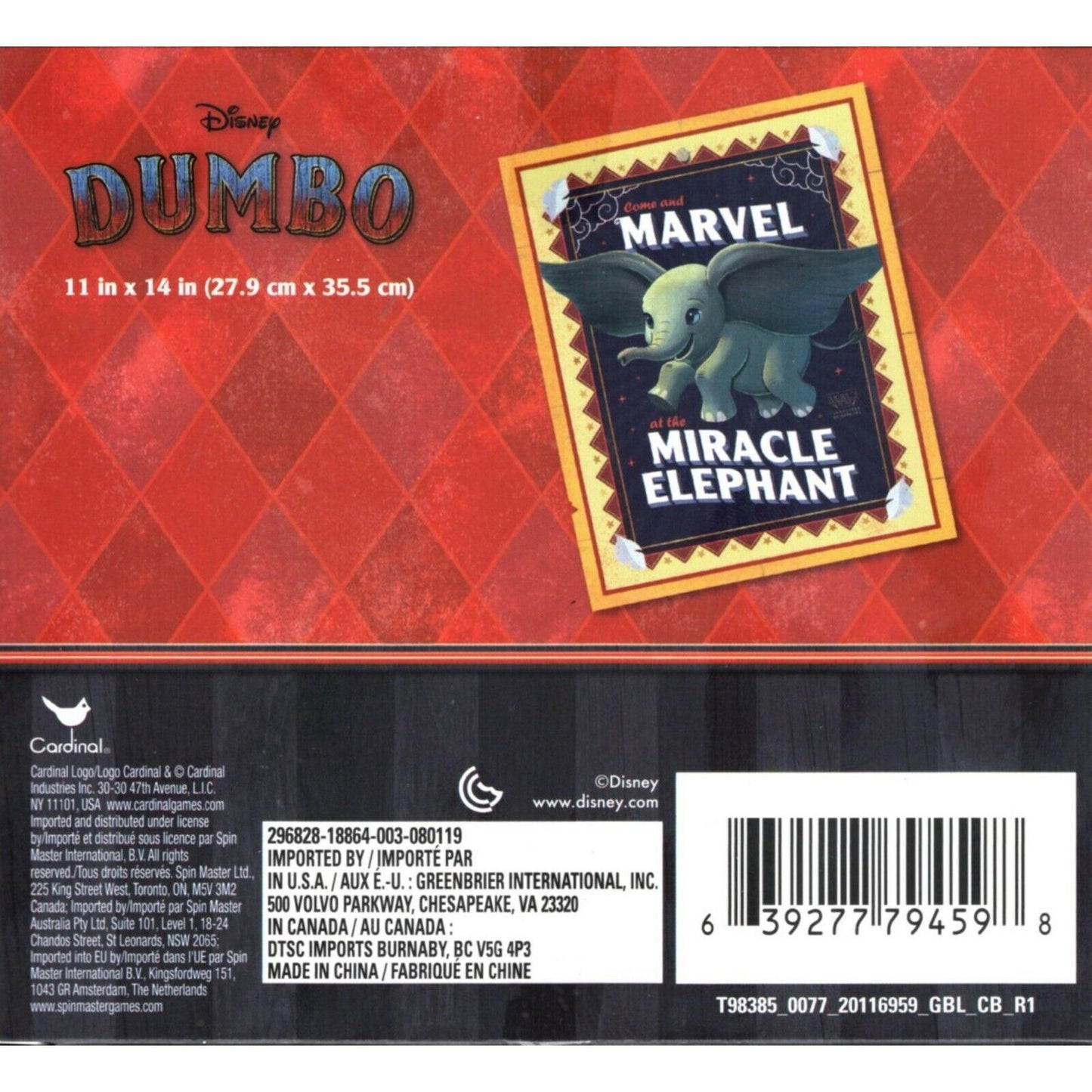 Disney Dumbo - 300 Piece Jigsaw Puzzle